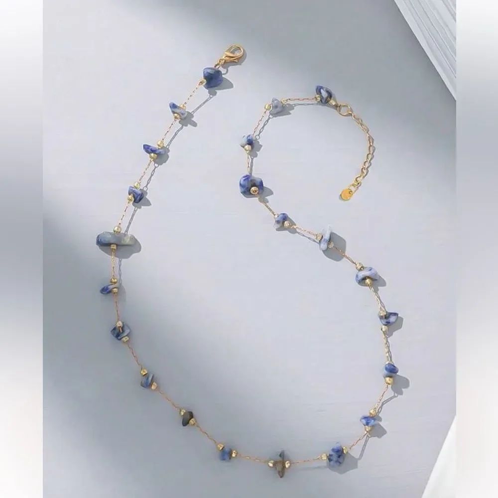 Blue stone Necklace S1234
